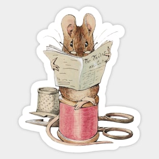 Mouse Tailor Sticker